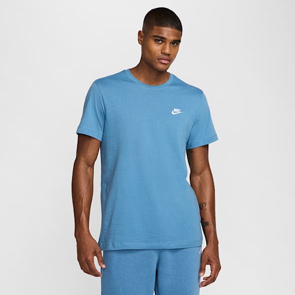 Uomo Blu Top maglie e t shirt. Nike IT